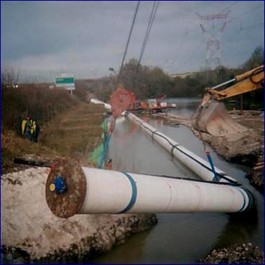 Mise en place d'une bayonnette DN 800 à Amiens : Cliquer pour agrandir