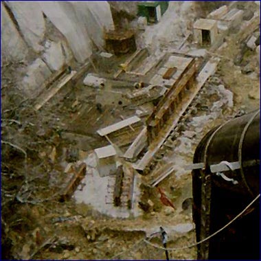 Vers la turbine DN 1400 conduite d'eau forcée : Cliquer pour agrandir